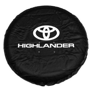 适用22-26款汉兰达专用备胎罩皇冠陆放备胎套保护装饰罩阿勇改装