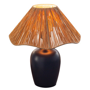 日式手工侘寂风台灯触摸民宿设计师中古客厅卧室中式摆件装饰台灯