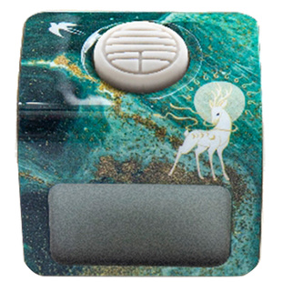 新款小仟计念数计数器手按藏式电子智能手环戒指充电夜光点记数器