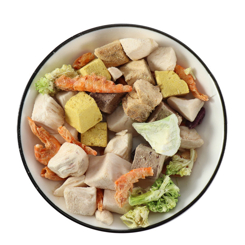蜜袋鼯粮食零食仓鼠花枝松鼠吃的食物鸡肉蛋黄粒营养混合冻干礼包