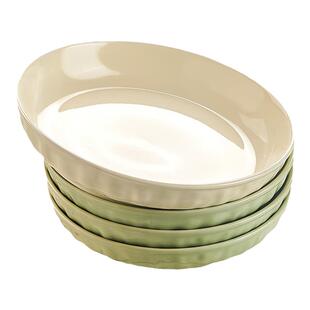 釉下彩陶瓷盘子菜盘家用2026新款碗盘餐具高级感炒菜碟子深盘餐盘