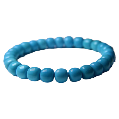 原矿天然绿松石手串单圈手链