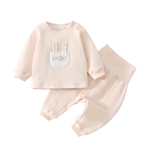 婴儿衣服秋冬夹棉分体套装冬季宝宝婴幼儿小公主冬装外出服洋气女