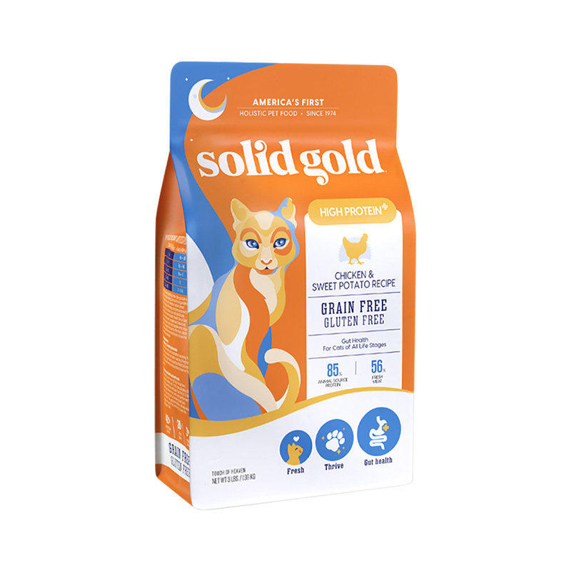 【官方授权店】solidgold素力高猫粮鲜金素鸡12磅全高蛋白天然粮