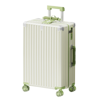 纯PC静音溜冰轮高颜值撞色行李箱
