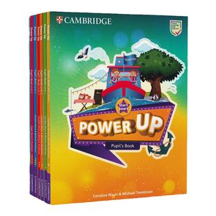 原版进口剑桥少儿英语教材Power Up 1 2 3 4 5 6级powerup剑桥英语教材小学英语教材YLE剑桥少儿英语考试剑桥词汇语法英文原版教材