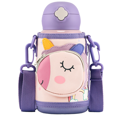 儿童保温杯316食品级带吸管