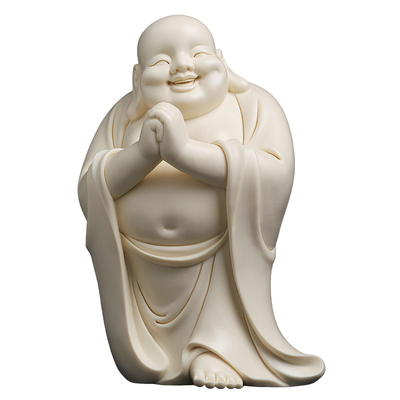 陶瓷恭喜弥勒佛佛像送礼林建平