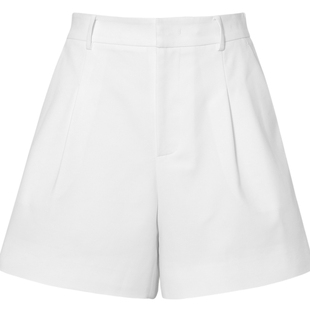 伊芙丽基础百搭休闲直筒显瘦短裤女2025夏装新款超好穿通勤裤子女