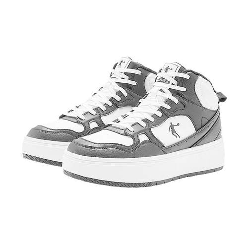 乔丹2025年秋季新款棉鞋女款运动厚底增高加绒板鞋橡胶防滑保暖女