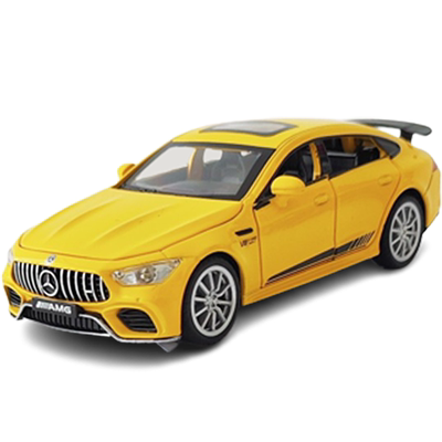 嘉业模型奔驰AMGGT63合金仿真车132声音灯光回力男孩礼物汽车玩具