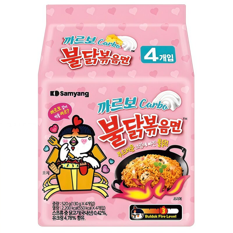 三养火鸡面袋装汤面起司味拌面