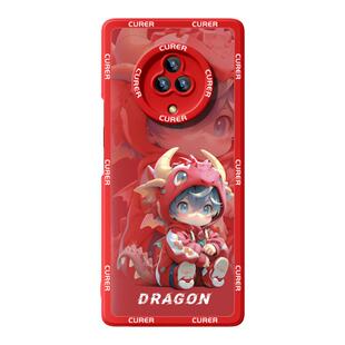 适用vivonex3手机壳新款曲面屏vivonex3s硅胶nex3男新年nex3s防摔全包vovo后壳vivi女高级保护套外壳龙年寒龙