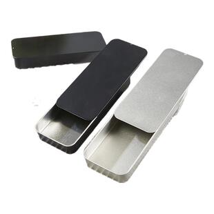 加长加厚滑盖盒沉香雪梨糖块铁盒眼镜铅笔护理牙线背包收纳盒便携