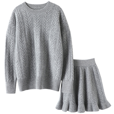 启超高端100%纯山羊绒衫