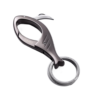 金达日美钥匙扣高端汽车多功能创意锁匙扣锌合金拆快递带小刀男士