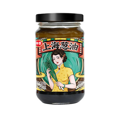 仲景上海葱油酱230g*2瓶装葱油拌面调味料老上海葱油拌面酱汁