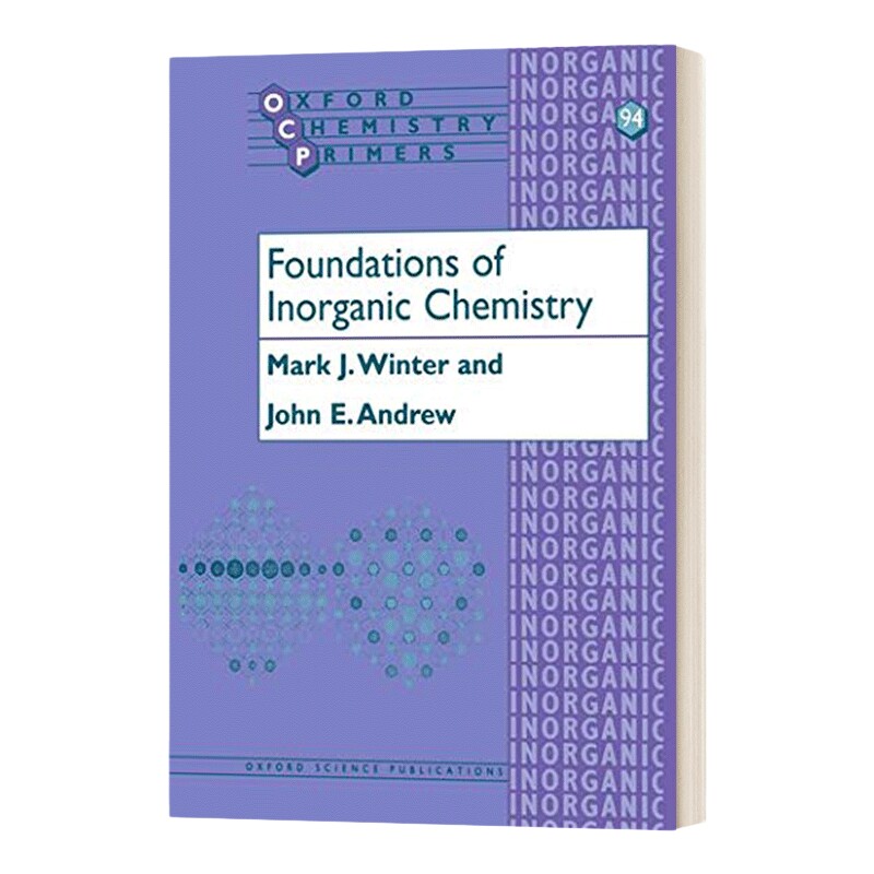 英文原版 Foundations of Inorganic Chemistry 无机化学基础 牛津化学初级读本系列 英文版 进口英语原版书籍