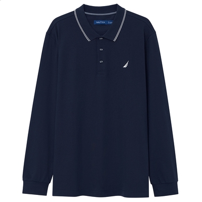 NAUTICA/诺帝卡纯棉网眼polo衫