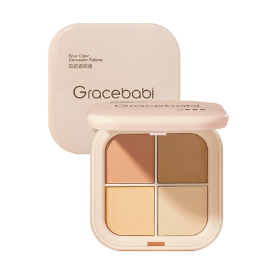 Gracebabi四色遮瑕盘遮瑕提亮