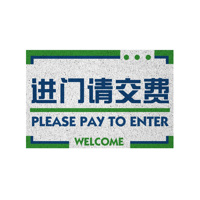 汤臣一品脱单研究所丝圈地垫