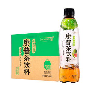 乐可芬康普茶饮料375ml多口味果汁茶饮料水蜜桃乌龙茶芭乐茉莉茶