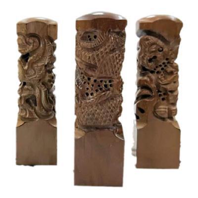 印章章法激光雕刻材料签字章枣木