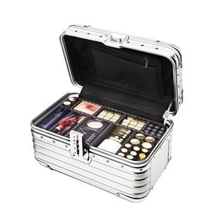 名旅铝镁合金化妆手提箱大容量男女跟妆师工具箱旅行护肤品收纳箱