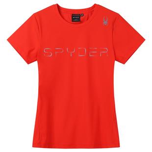 SPYDER蜘蛛雪服春夏女子TRAINING系列时尚圆领T恤21CS408W