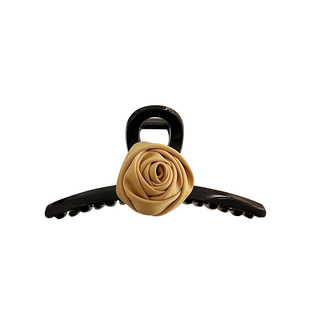 多用途的发抓~好搭黄玫瑰抓夹扎头发夹后脑勺盘发韩国发饰鲨鱼夹