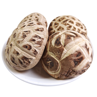 花菇特大泌阳东北椴木干货大香菇冬菇蘑菇250g礼盒包装