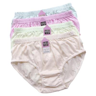 全棉高腰加大码中老年人三角内裤