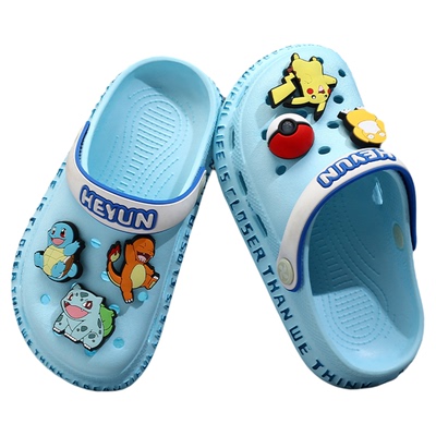 沙滩鞋杰尼龟小火龙可达鸭外穿