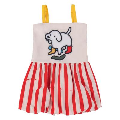 爱多尔原创设计女童泳装海边拍照