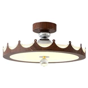 新款中古风客厅吸顶灯家用铁艺主卧室吊灯餐厅复古高级感护眼灯具