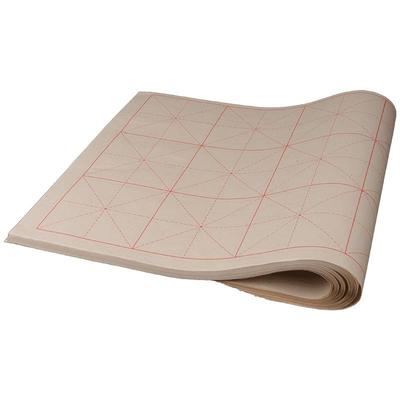 手工28格仿古书写纸竹浆毛笔字