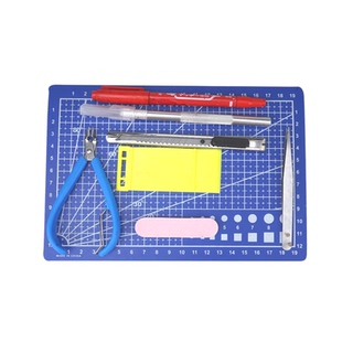 高达模型拼装制作辅助工具套装口水钳镊子笔刀打磨条收纳盒橡胶锤