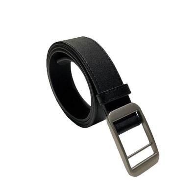 网红同款休闲风西裤无孔小皮带