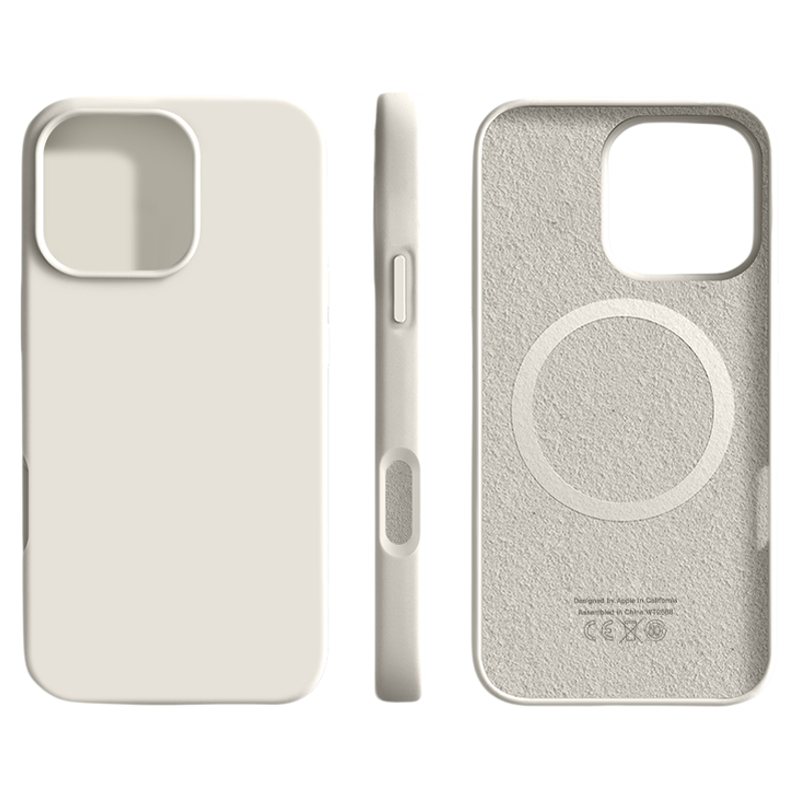 ins古董白适用iPhone17promax手机壳磁吸苹果16液态硅胶15新款情侣14全包防摔13小众高级感12男女网红