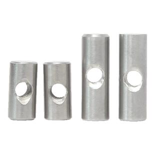 304不锈钢锤仔螺母锤头螺帽圆柱销打横孔预埋连接字锤子螺丝帽