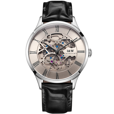 iw爱沃驰镂空自动机械表