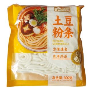 上海清美推荐土豆粉条 宽粉300g*5包豆制品火锅炒菜速食包邮