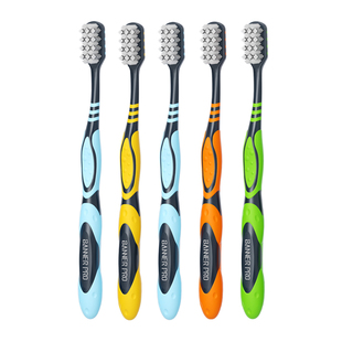 劲爽清洁双面两用刷男士专用成人家用舌苔清洁神器宽头中硬毛牙刷