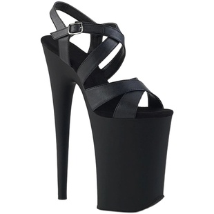 23cm厘米钢管舞超高跟鞋防水台细跟恨天高T台模特走秀凉鞋女防滑