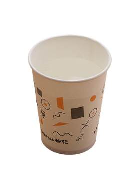 茶花一次性防漏无蜡淋膜杯