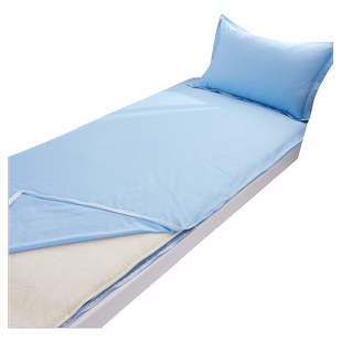 纯棉单人褥子套学生宿舍床上棉絮垫被套90x200双人全棉拉链床垫罩