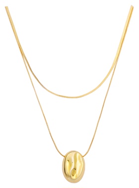 【明星同款】ChillTalent流心水滴项链时尚百搭气质长项链毛衣链