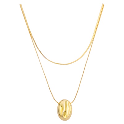 【明星同款】ChillTalent流心水滴项链时尚百搭气质长项链毛衣链