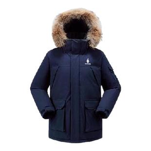 骆驼企鹅羽绒服女款冬季新款工装派克服男户外防风加厚保暖外套