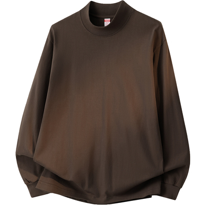 长袖260g重磅纯棉T恤亲肤柔软